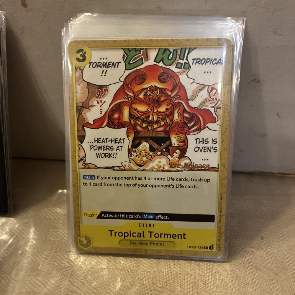 Promo One Piece Card Game Tropical Torment OP03-120 English Pre-Release